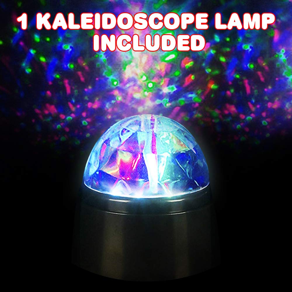 Artcreativity Kaleidoscope Led Lamp, 1Pc, Multi-Color Led Party Light For Kids And Adults, Battery Operated Decorative Lighting, Portable Mini Disco Light, Great Gift Idea For Boys And Girls