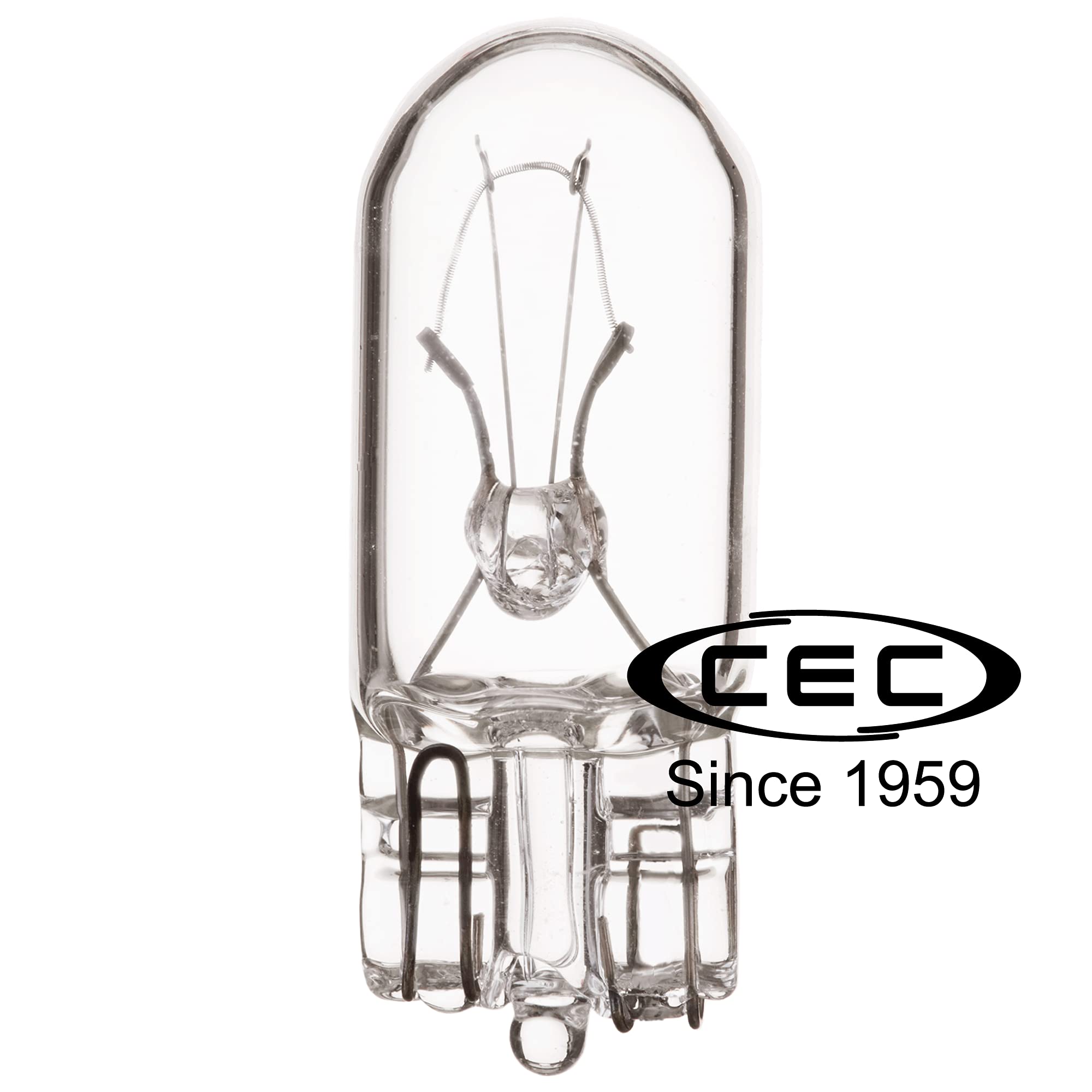 CEC Industries 193 Light Bulb, T3.25 Shape, 14V, 4.62W, 10-Pack, Glass