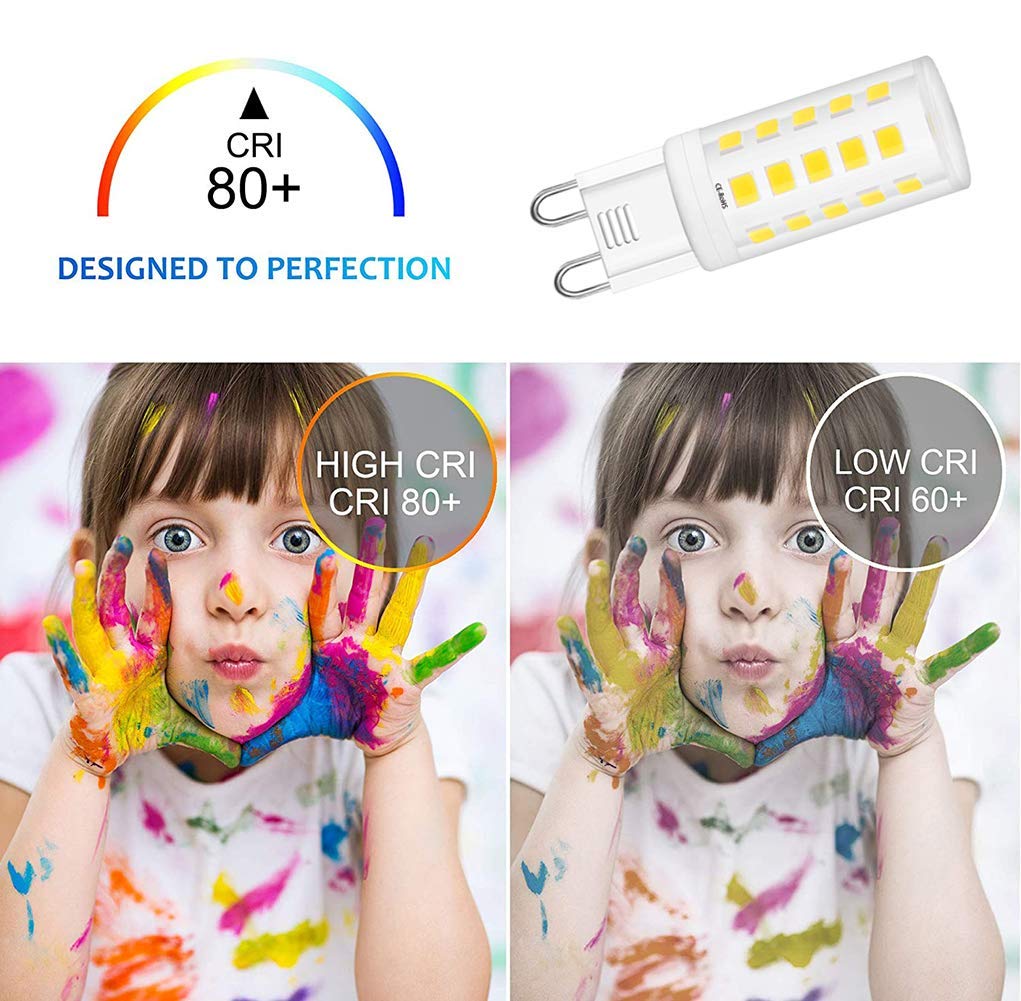 Ohlgt G9 Led Bulbs - 5W Daylight White 6000K, 400Lm, Non-Dimmable