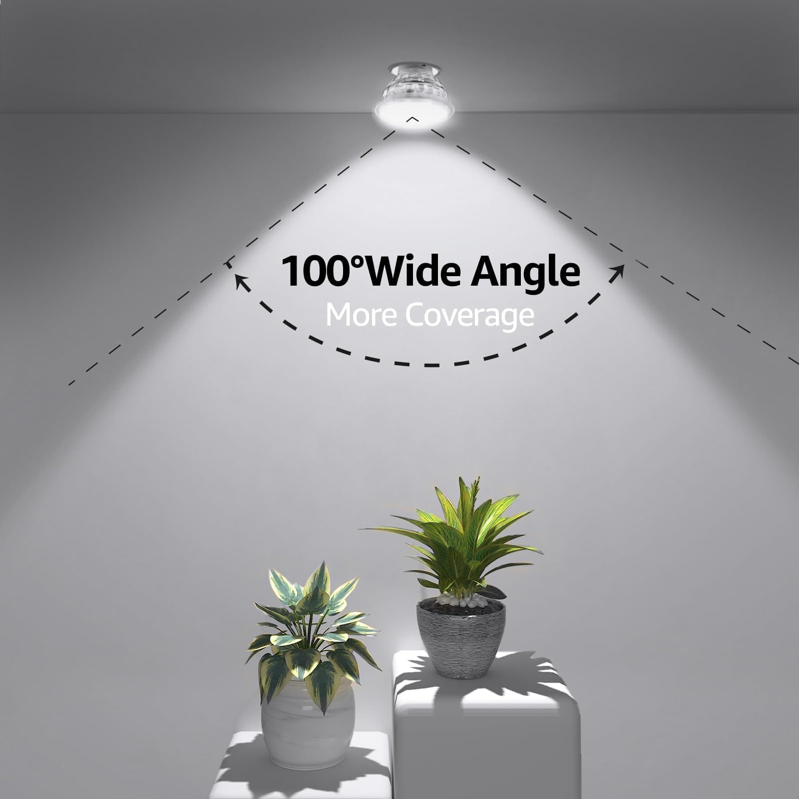 Mastery Mart Non-Dimmable Gu10 Led Light Bulbs, 4W Bright 5000K Daylight White 50W Halogen Equivalent, 350Lm Energy Saver For Tr