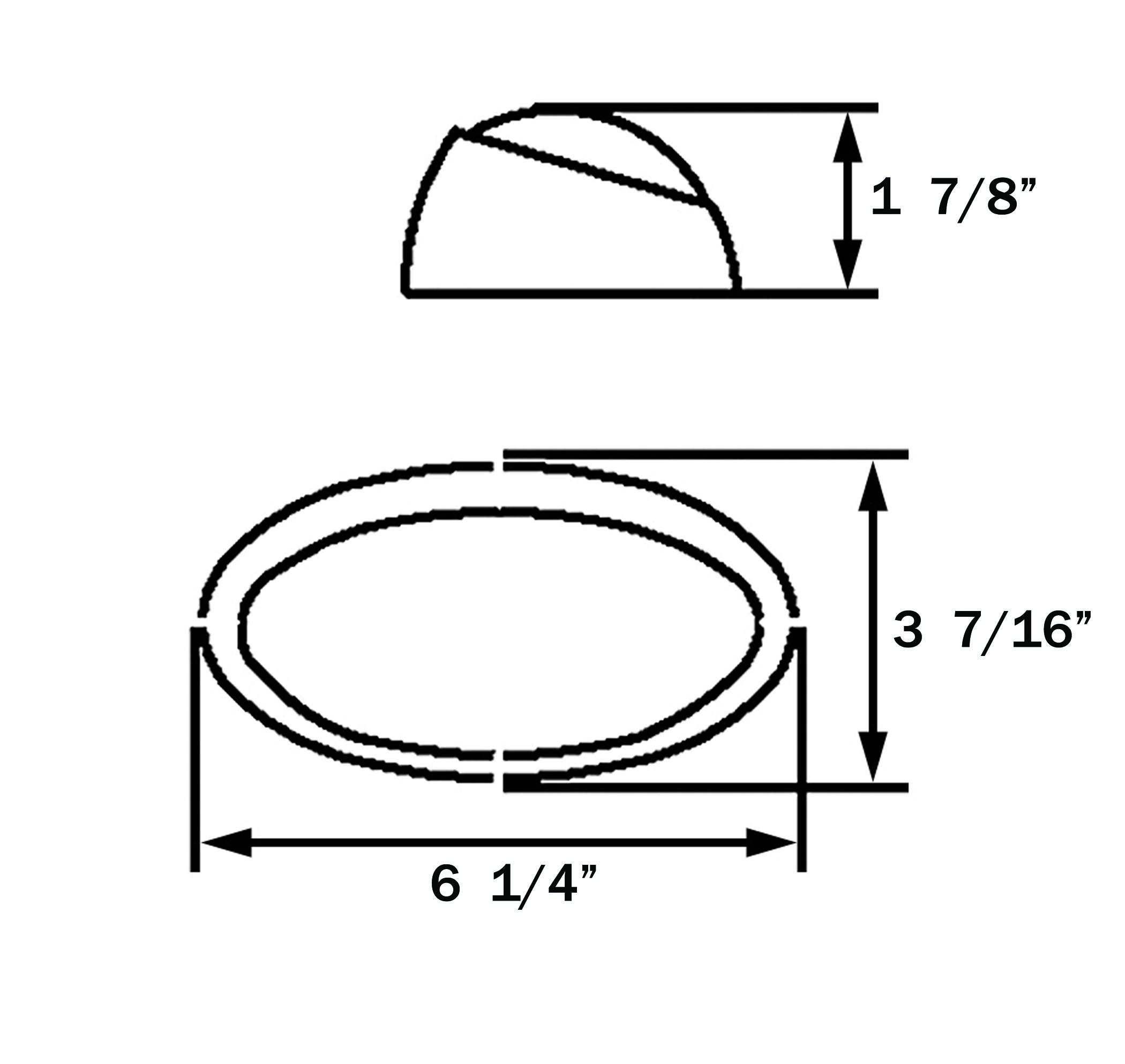 Optronics RVPLL13CBP LED Porch Light with Switch, Black/Yellow, Amber Material