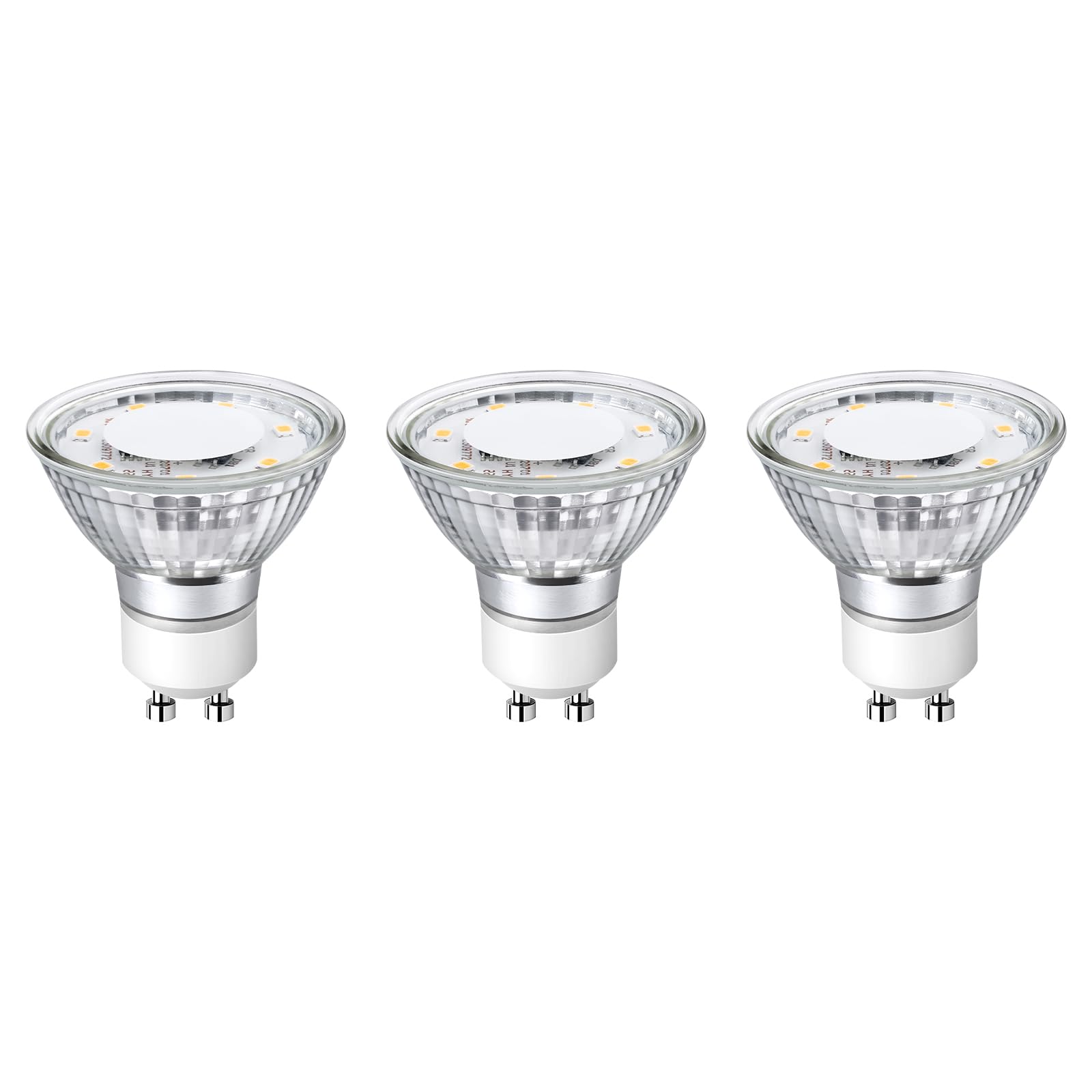 Lepro Gu10 Led Light Bulbs Non-Dimmable, 2700K Soft Warm Light Gu10 Bulb Replacement For Recessed Track Lighting, 4W Led Bulbs W