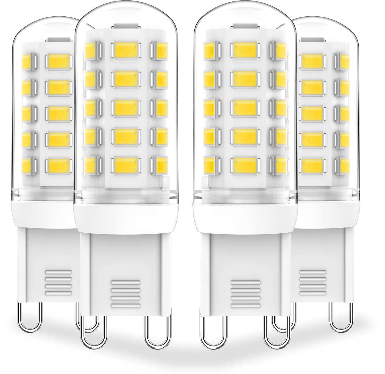 Lososuch Dimmable G9 Led Bulb 6000K Daylight, 3W G9 Base Chandelier Light Bulb Daylight White,20W 25W 30W Halogen Replacement G9