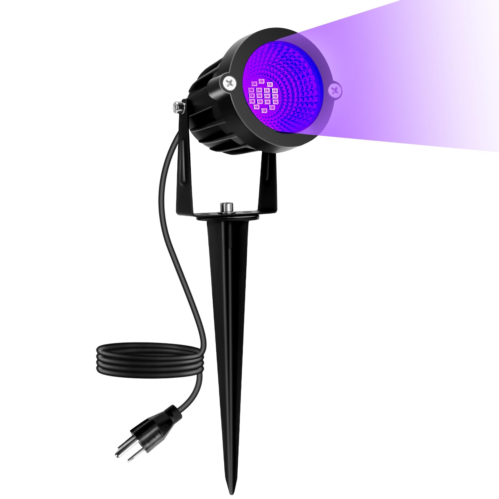Beelinks 15W Halloween Led Black Light - Uv Spotlight For Parties & Body Paint, Ip65 Waterproof