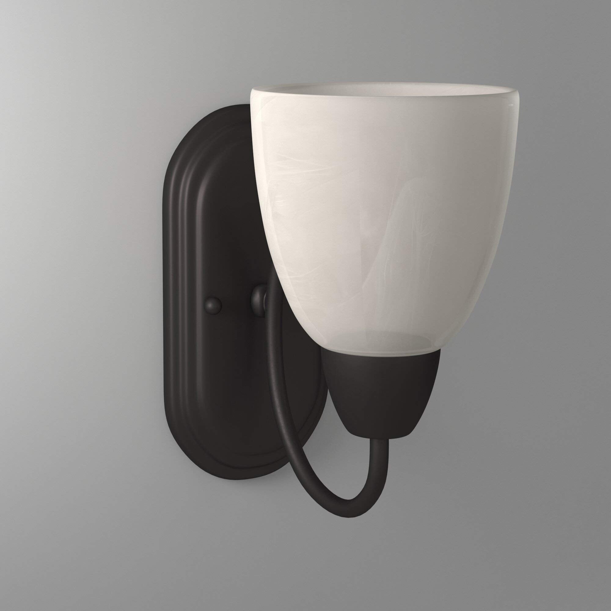 Designers Fountain Torino Wall Sconce 1-Light Alloy Steel Oil Rubbed Bronze Model 15005-1B-34