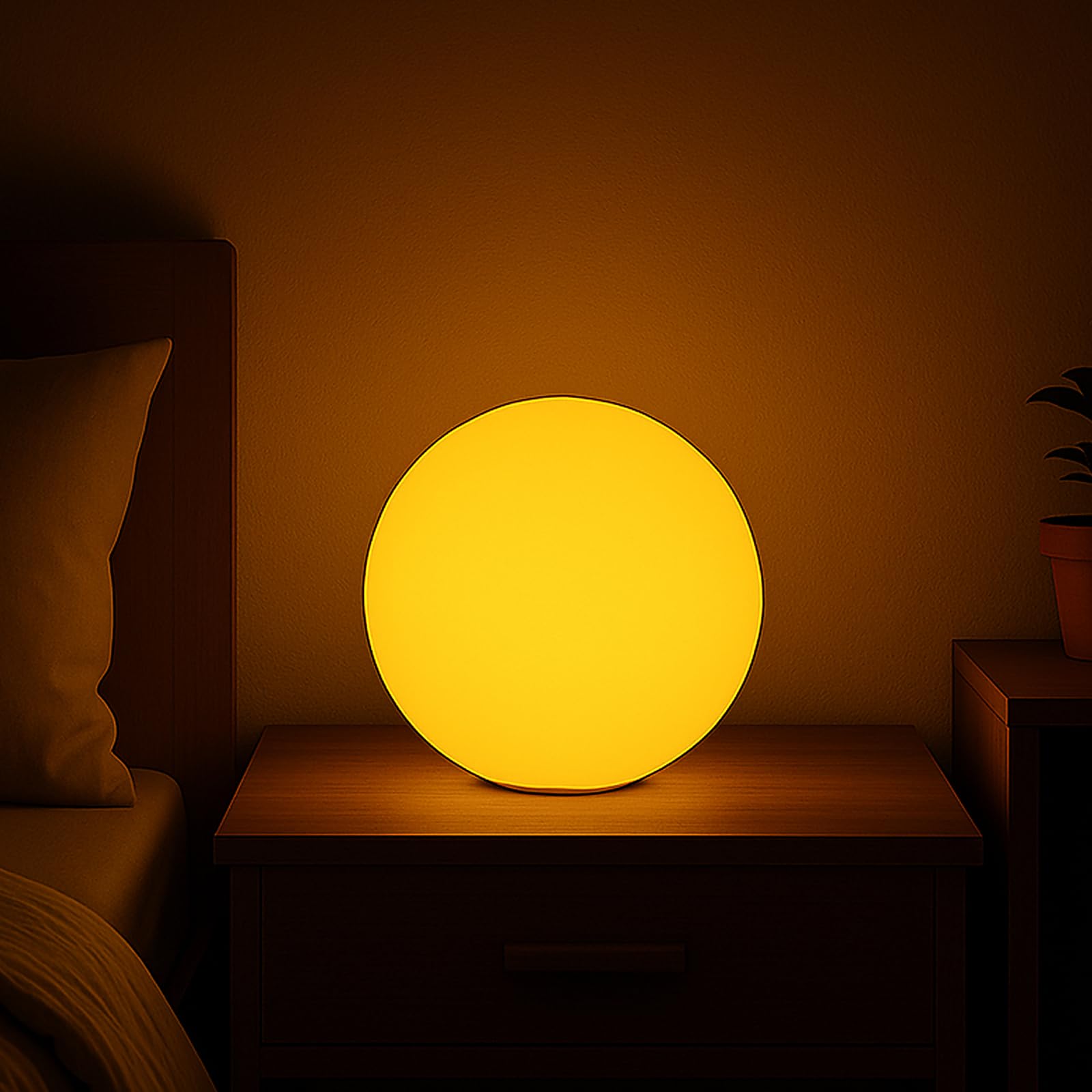 RKDTX LED Ball Light,6-Inch Cordless Orb Light with Remote,16 Color Changing Night Light for Kids,Rechargeable Mood Lamp,IP68 Wa