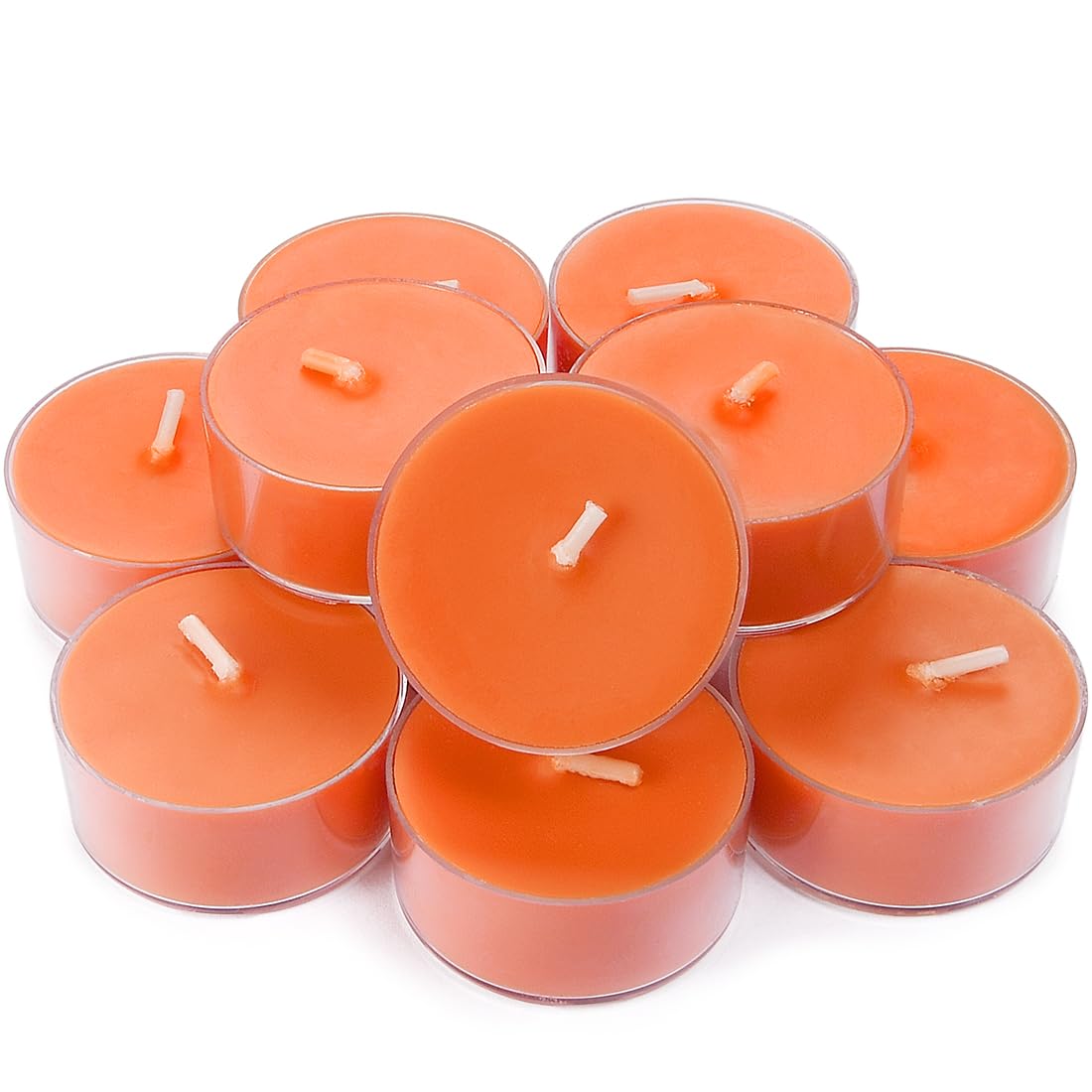 DEYBBY Scented Tealight Candles, Long Lasting Soywax Tea Candle Used for All of Holders|Clear Cup|12 Counts|Up to 4 Hour Burn Ti