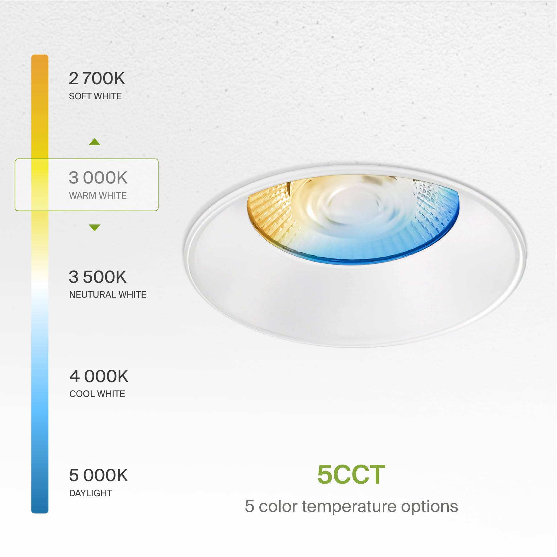 ASD Trimless LED Recessed Lighting 6 Inch 24W Dimmable Downlight 12 Pack Round White ETL Energy Star CRI 90+
