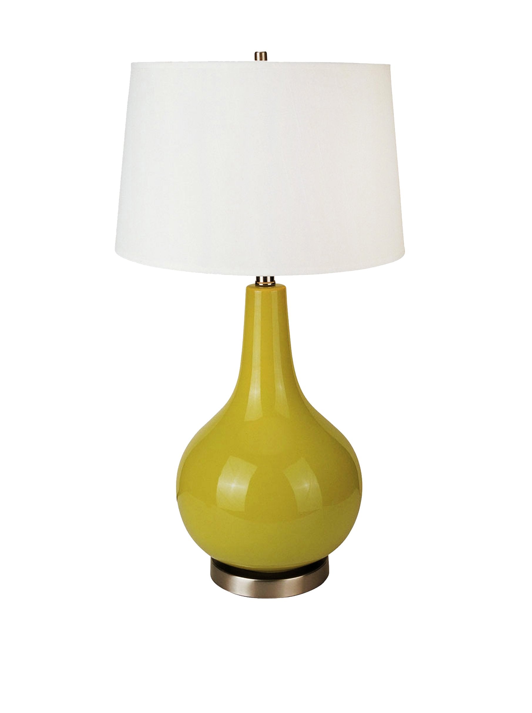 Ore International 6202Gn Ceramic Table Lamp, 16&quot; X 16&quot; X 28&quot;, Green