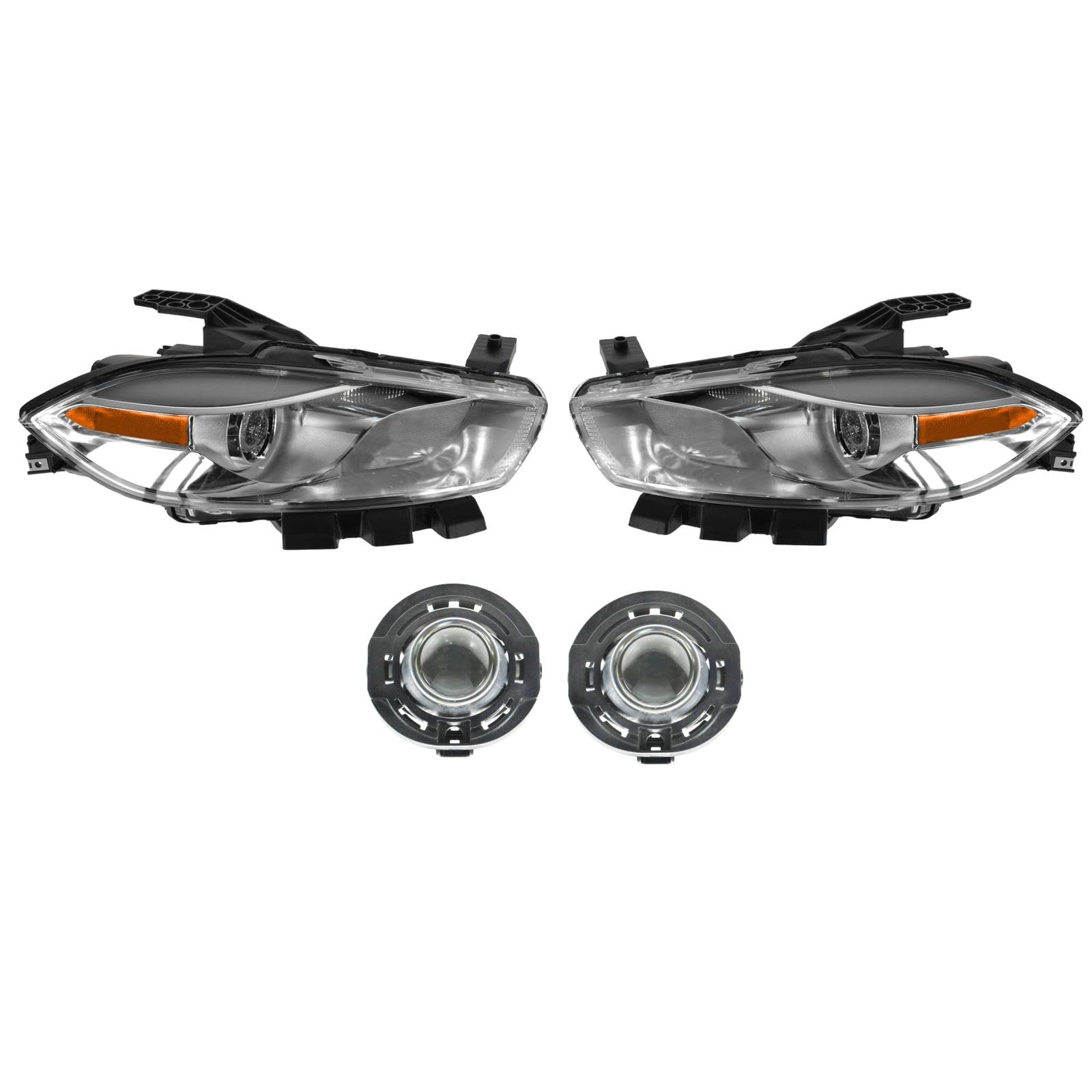 Trq Lighting Kit Ch2518143 Ch2519143 Ch2594105 Compatible With 2013-2016 Dodge Dart