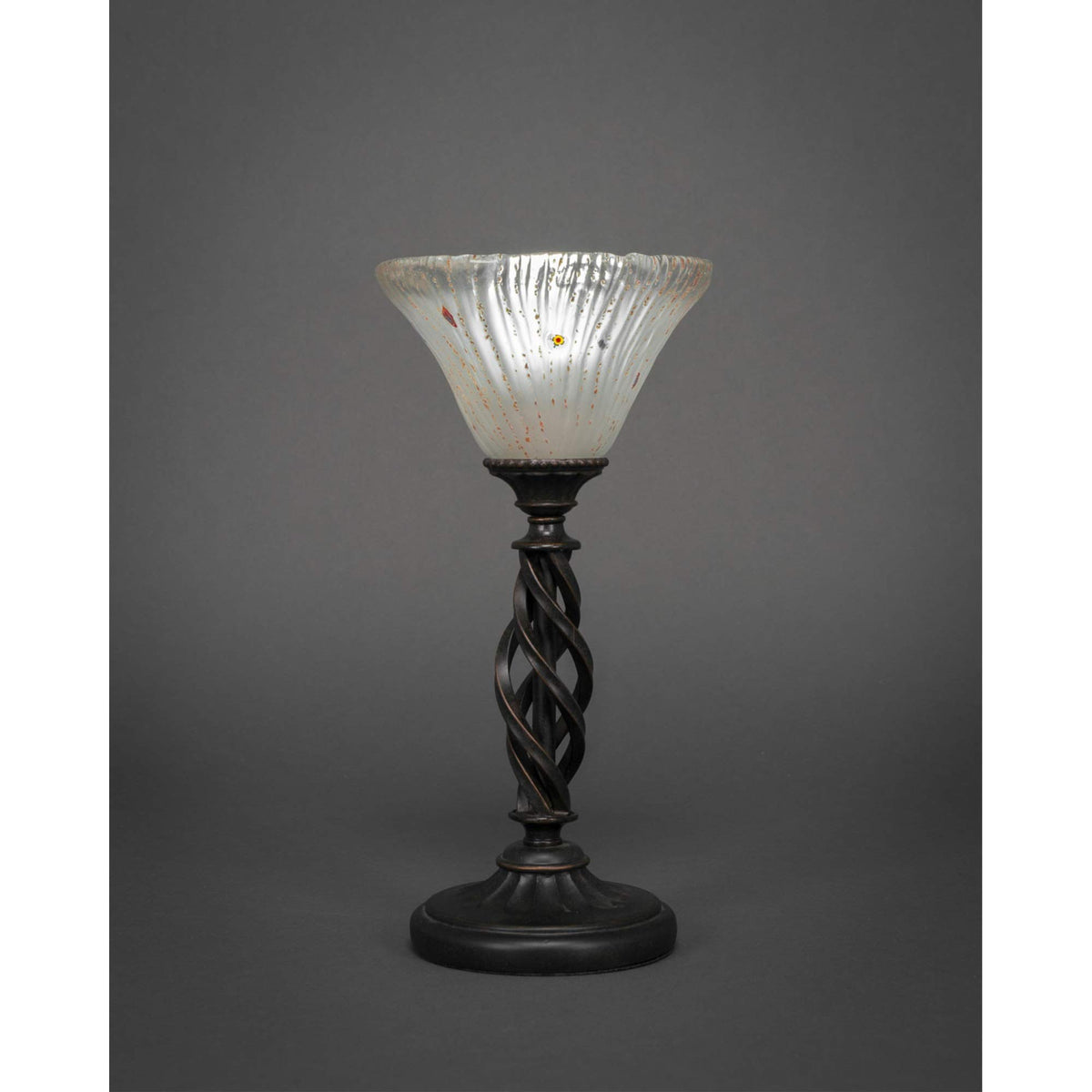 Toltec Lighting Elegante 1 Light Table Lamp in Dark Granite (61-DG-751)