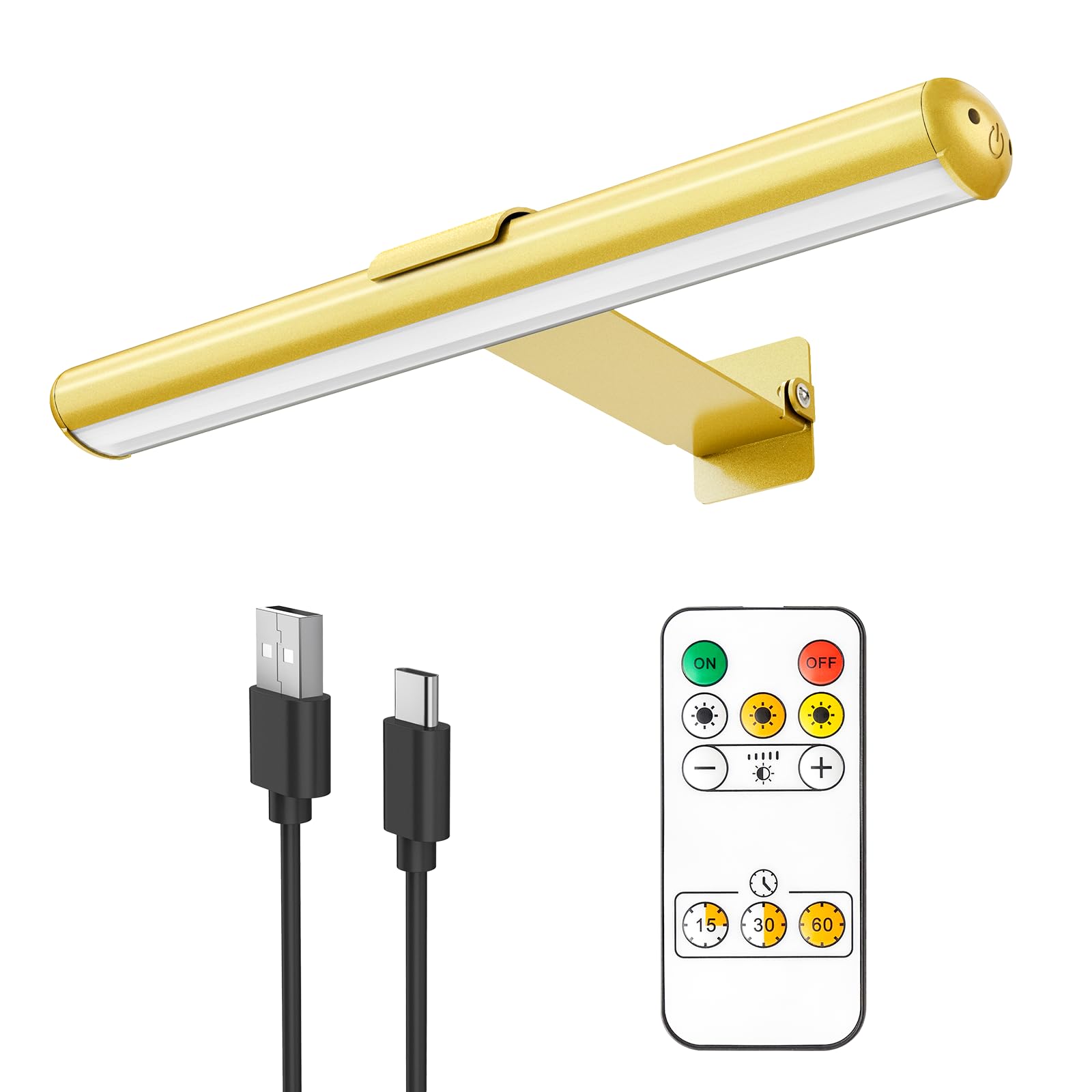 Swatia Wireless Picture Light, Rechargeable Battery Painting Light for Displaying Artwork, Display Light 300 Lumens, Adjustable 