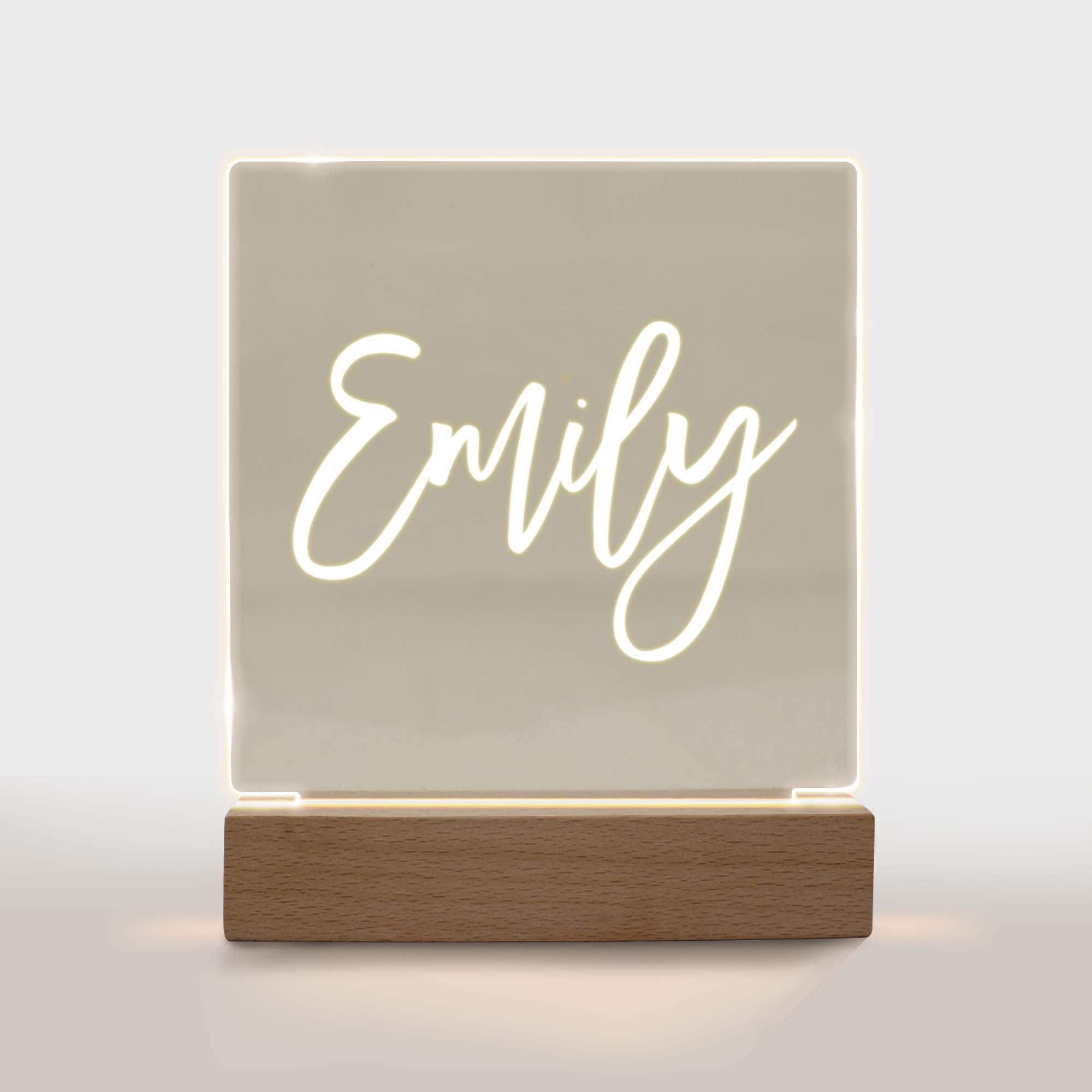 Personalized Night Light For Kids Girls Boys Customized Gifts For Baby Girl Bedroom Add Name