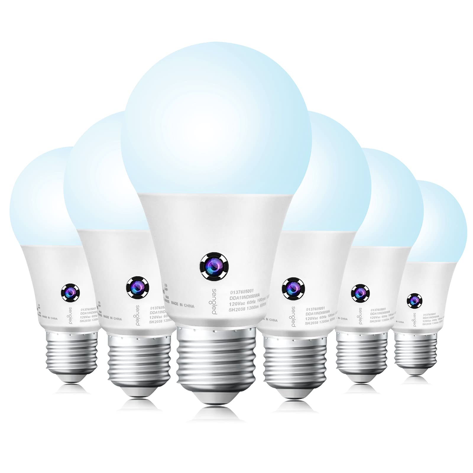 Sengled Dusk To Dawn Led Light Bulbs, 5000K Daylight, 75W Equivalent, 6 Pack,