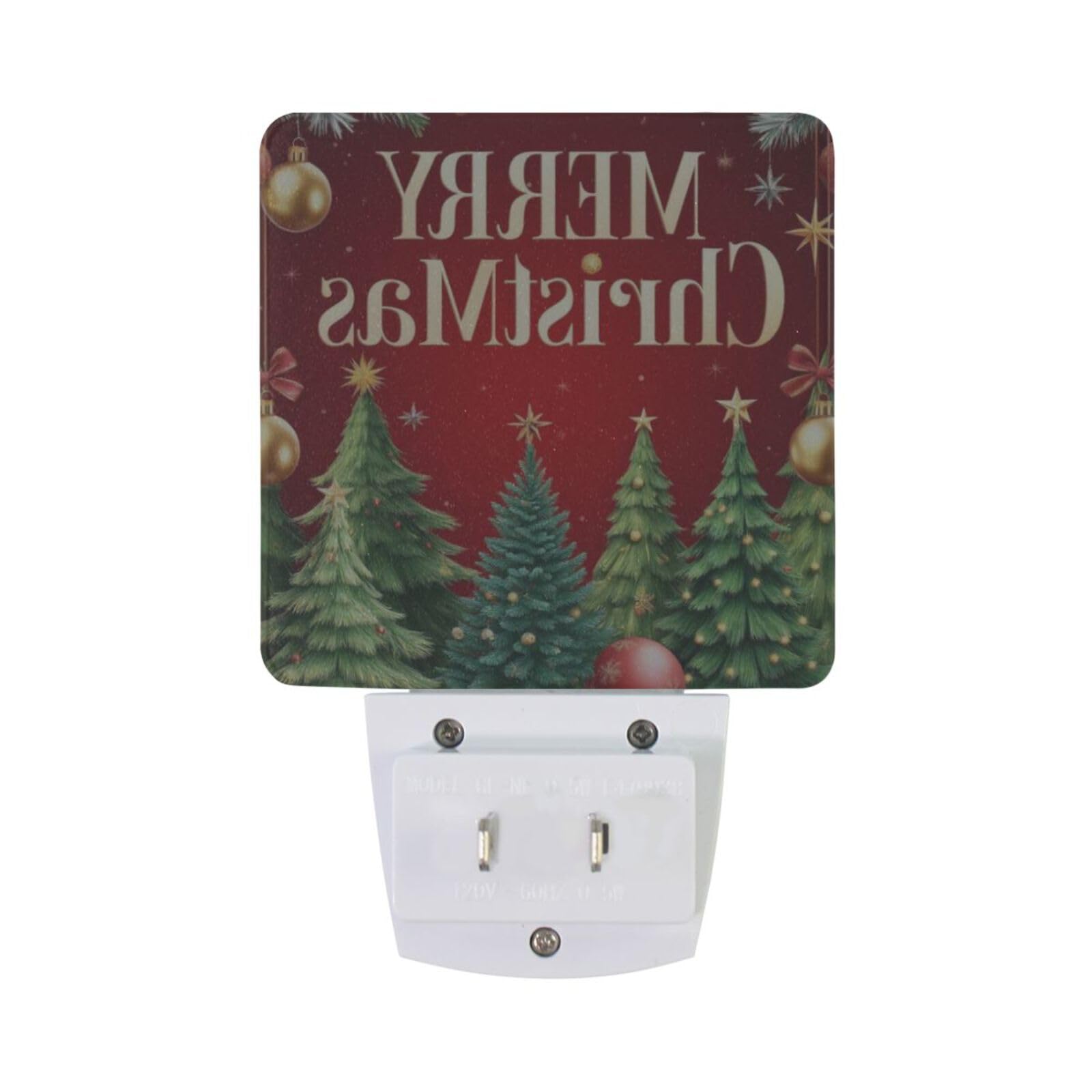 Aslsiy Night Light For Kids Christmas Tree Snowflakes Sparkling (20) Plug In Wall Lamp Led Dusk To Dawn Sensor Energy Saving Nightlight For Boys Girls Men Women