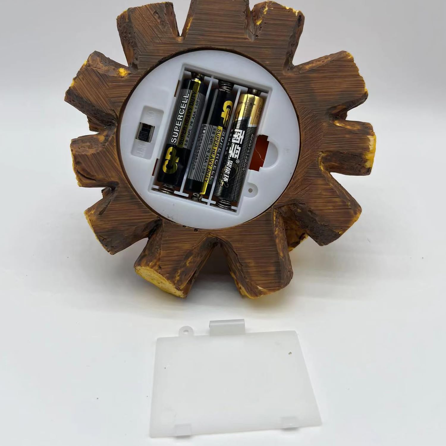 Gnurhok Fake Campfire Night Light, 3D Led Fake Fire Pit Firewood Lamp, Small Electric Faux Fireplace Logs Night Lights, Halloween Christmas Festival Party Decorations For Bar Home Garden Yard