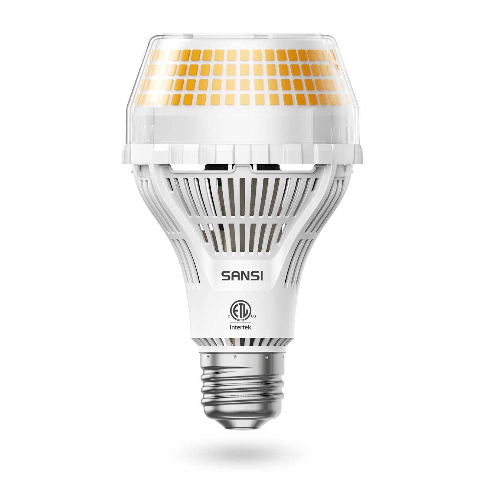 Sansi Upgraded 300W Equivalent Led Light Bulb, 5000 Lumens A21 Non-Dimmable Led Bulb With E26 Base, 30W Power 3000K Warm White B