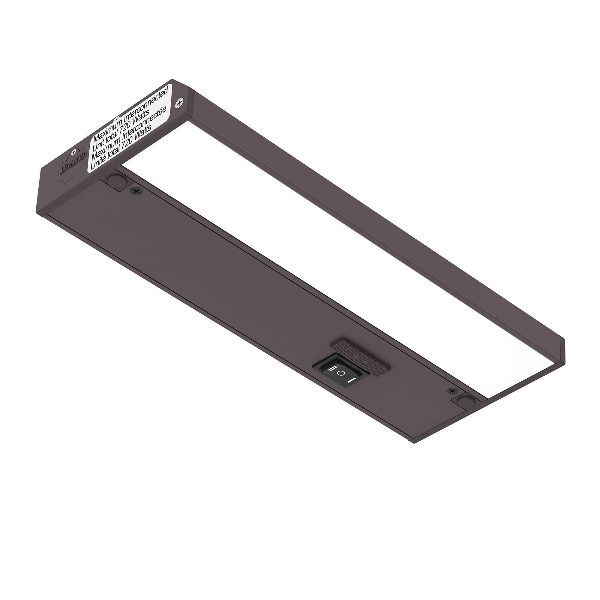 GETINLIGHT 9-inch 3 Color Levels LED Under Cabinet Lighting, Hardwired or Plugged-in, Selectable White 2700K/3000K/4000K, Dimmab