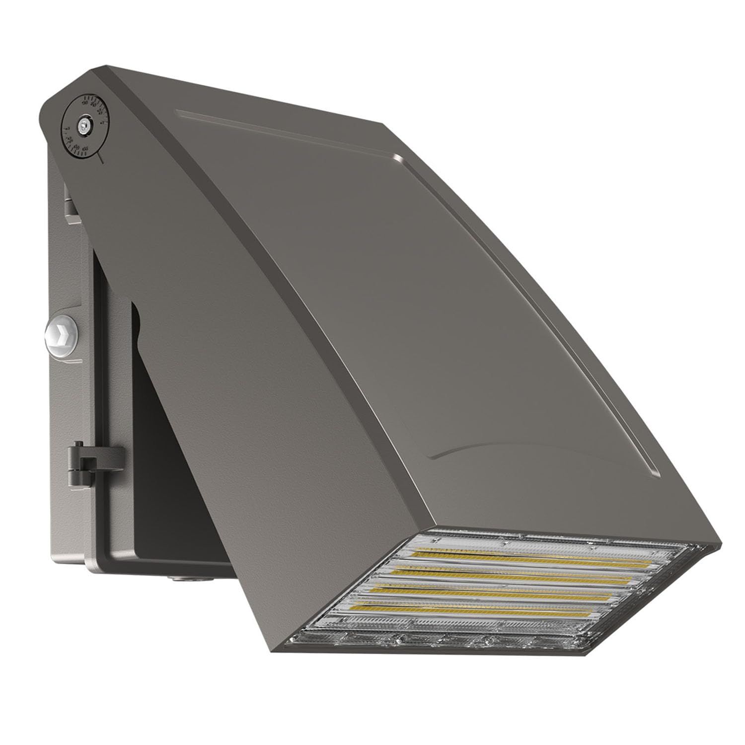 JC-LGL 40W LED Wall Pack Light, Dusk to Dawn Photocell, 5600LM, 5000K, Waterproof, Gray, Model L2214, 1 Pack