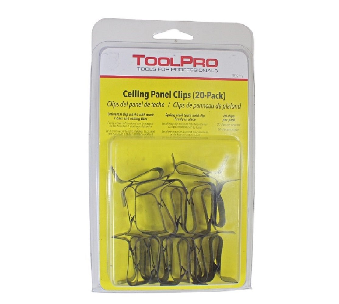Toolpro Ceiling Panel Hold-Down Clips (20-Pack)