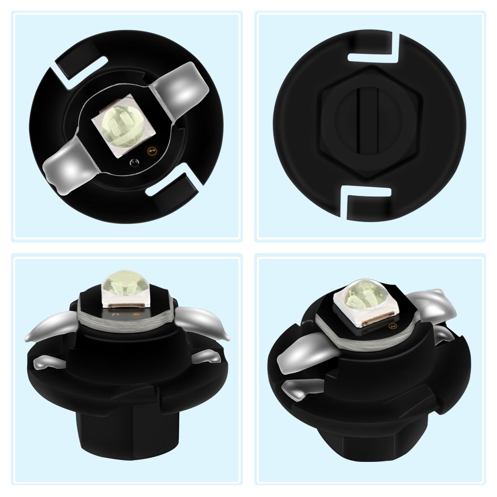 MbuyDIY Ice Blue LED Bulbs for 2002-2006 Dodge Ram 1500 2500 3500 Instrument Gauge Cluster Speedometer Lighting