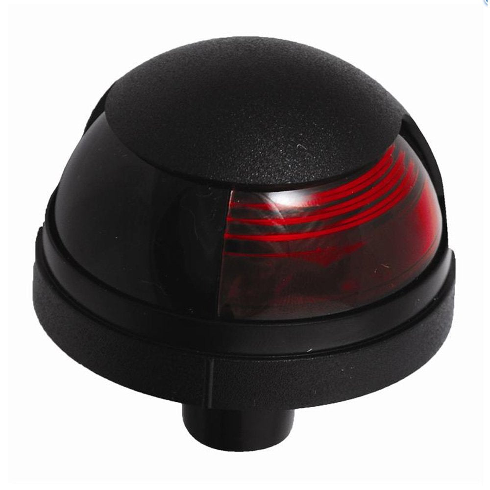 Attwood Pulsar 1 Mile Deck Mount Sidelight, Navi Red/Black