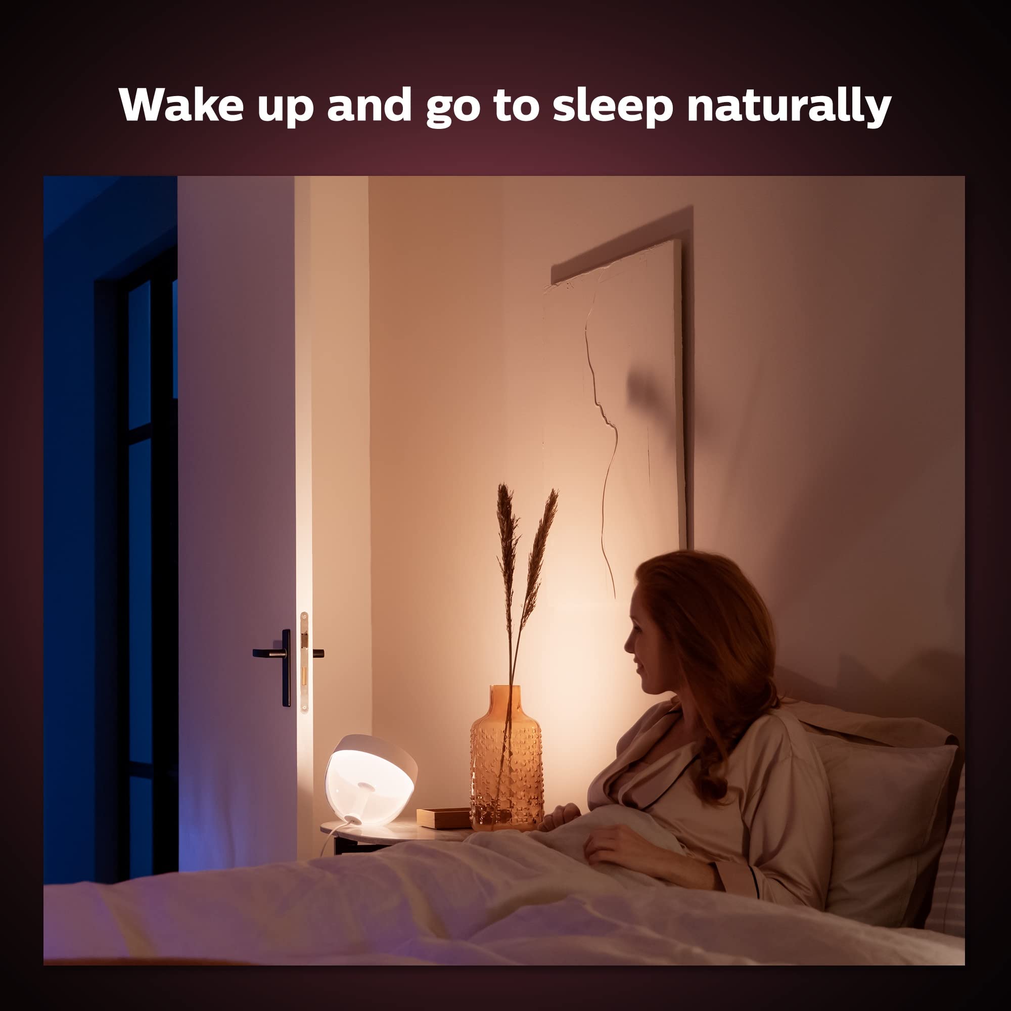 Philips Hue White and Color Iris Smart Lamp, Dimmable, Bluetooth, Gold, 1 Count, Model 577114