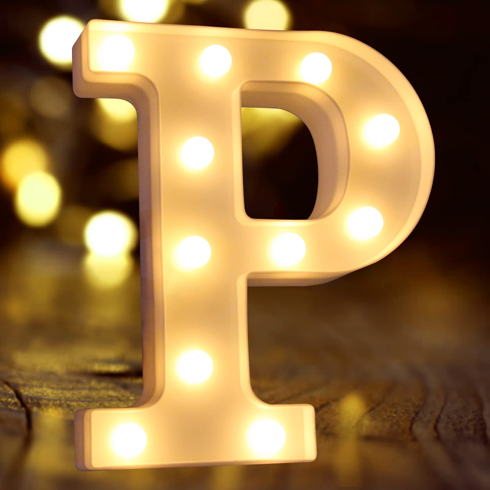 Laerjin Light Up Letters, Marquee Letters With Lights, Decorative Led Number Sign For Night Light, Wedding, Birthday Party, Chri