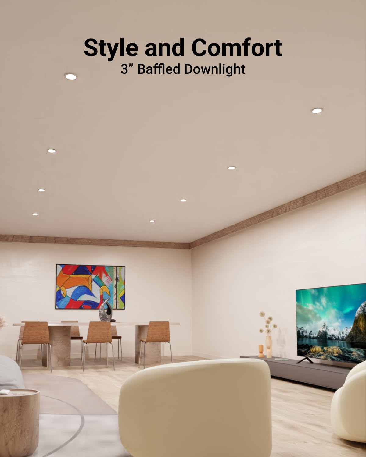 Sunco 24 Pack 3 Inch Recessed Lighting Led, Canless Ultra Thin Flush Mount Ceiling Fixture Light With Junction Box, 550 Lumens,