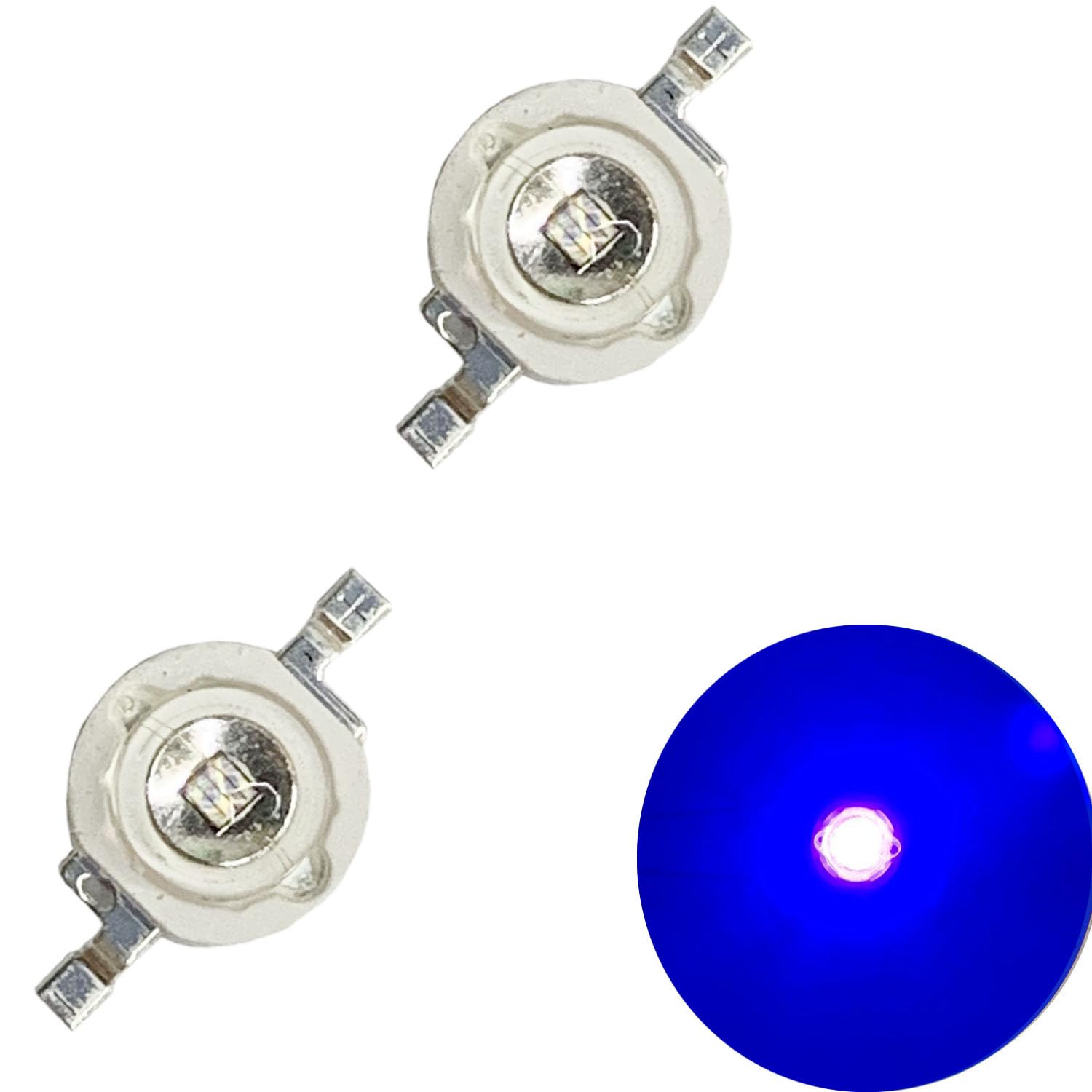 Topxcdz 50Pcs Led Cob Lamp Chip 3W Dc 3.2-3.6V Input 600Ma-700Ma 50-60Lm Mini Led Bulb Diode Smd For Grow Plant 3W Watt For Diy