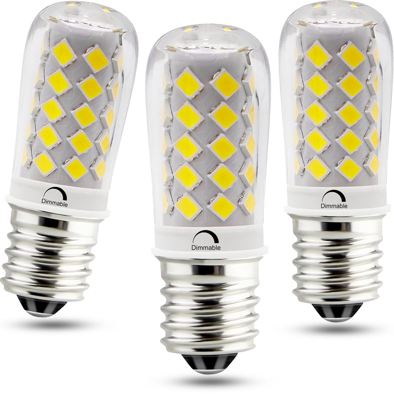 Dimmable E17 Led Ceiling Fan Light Bulb 4W, 40W Halogen Equivalent,120V E17 Intermediate Base For Desk Reading Lamp,Appliance Ra