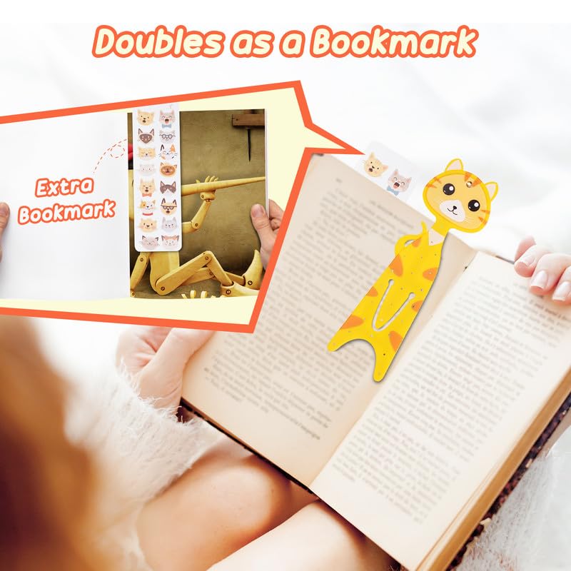 Eastpin Book Light For Kids Cute Stocking Stuffers For Girls Boys Cat Lovers 3-8 Years Old Son Daughter Christmas Birthday Prese