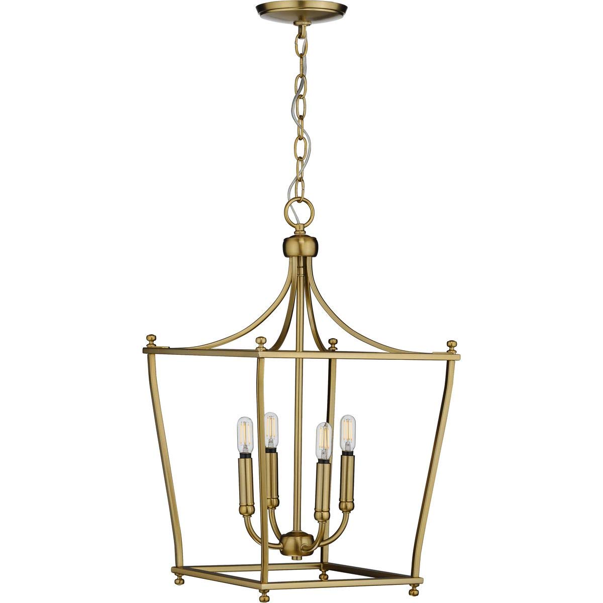 Parkhurst Collection Brushed Bronze Four-Light Foyer