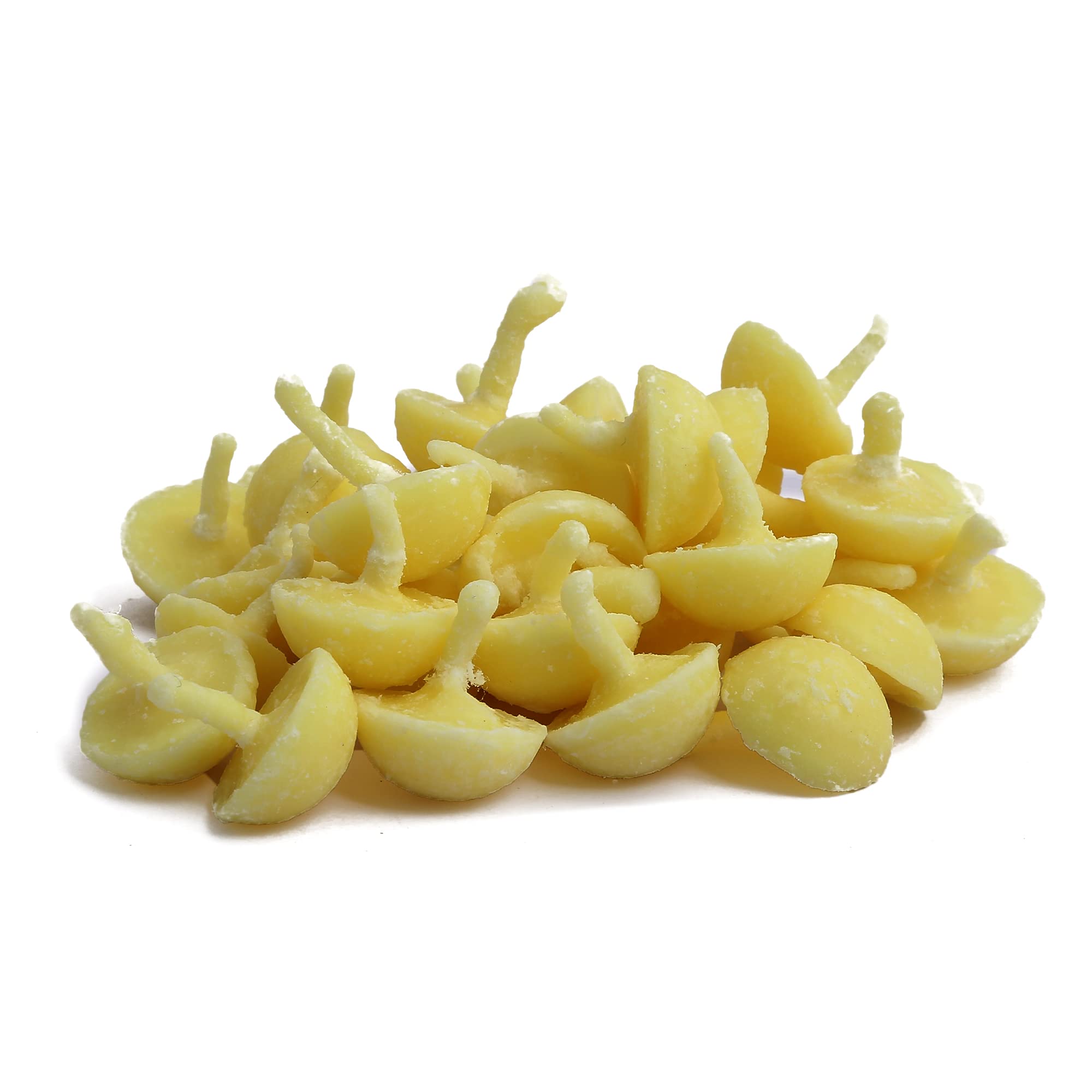 S K D Cow Ghee Diya (100 Pieces),15min Burning Time, Wax Free Cow Ghee Diya Batti, Pack of 1