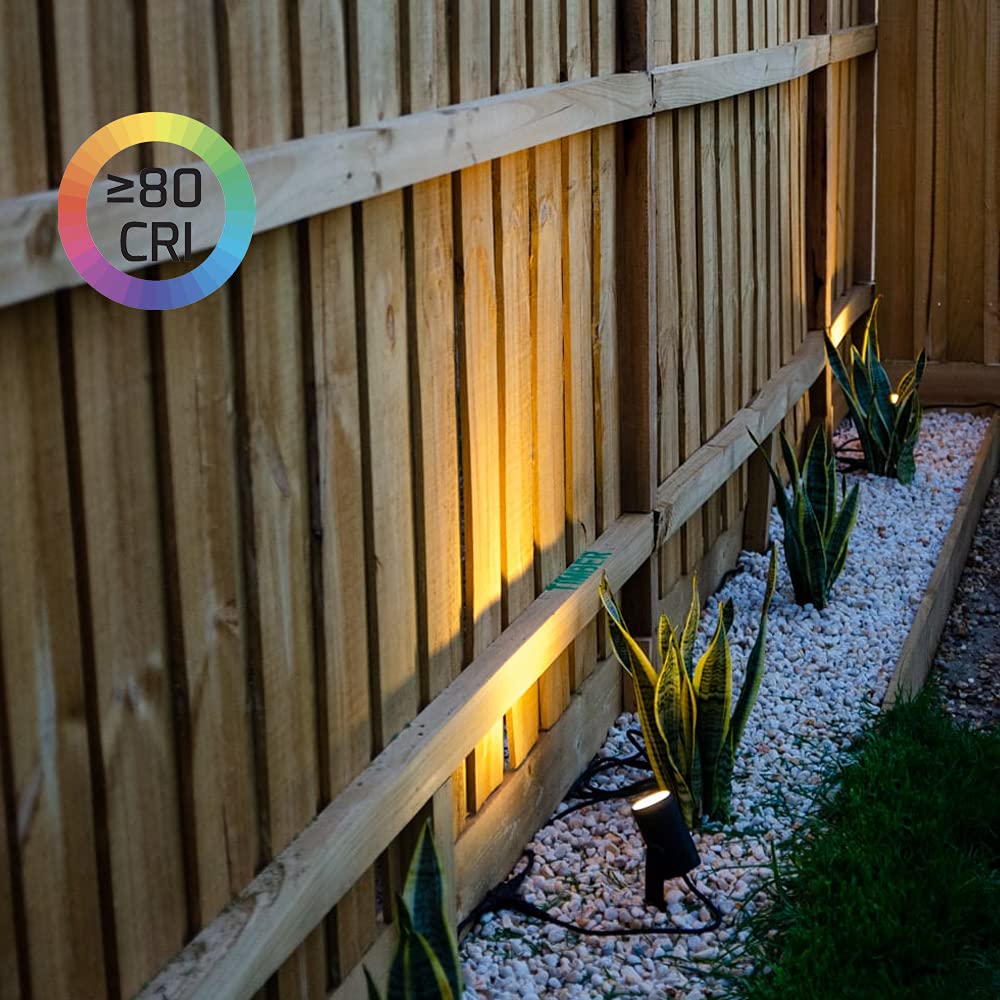 Makergroup MR16 LED Bulb, 3W Warm White 2700K-3000K, Aluminum, 3-Pack, Low Voltage Landscape Lighting