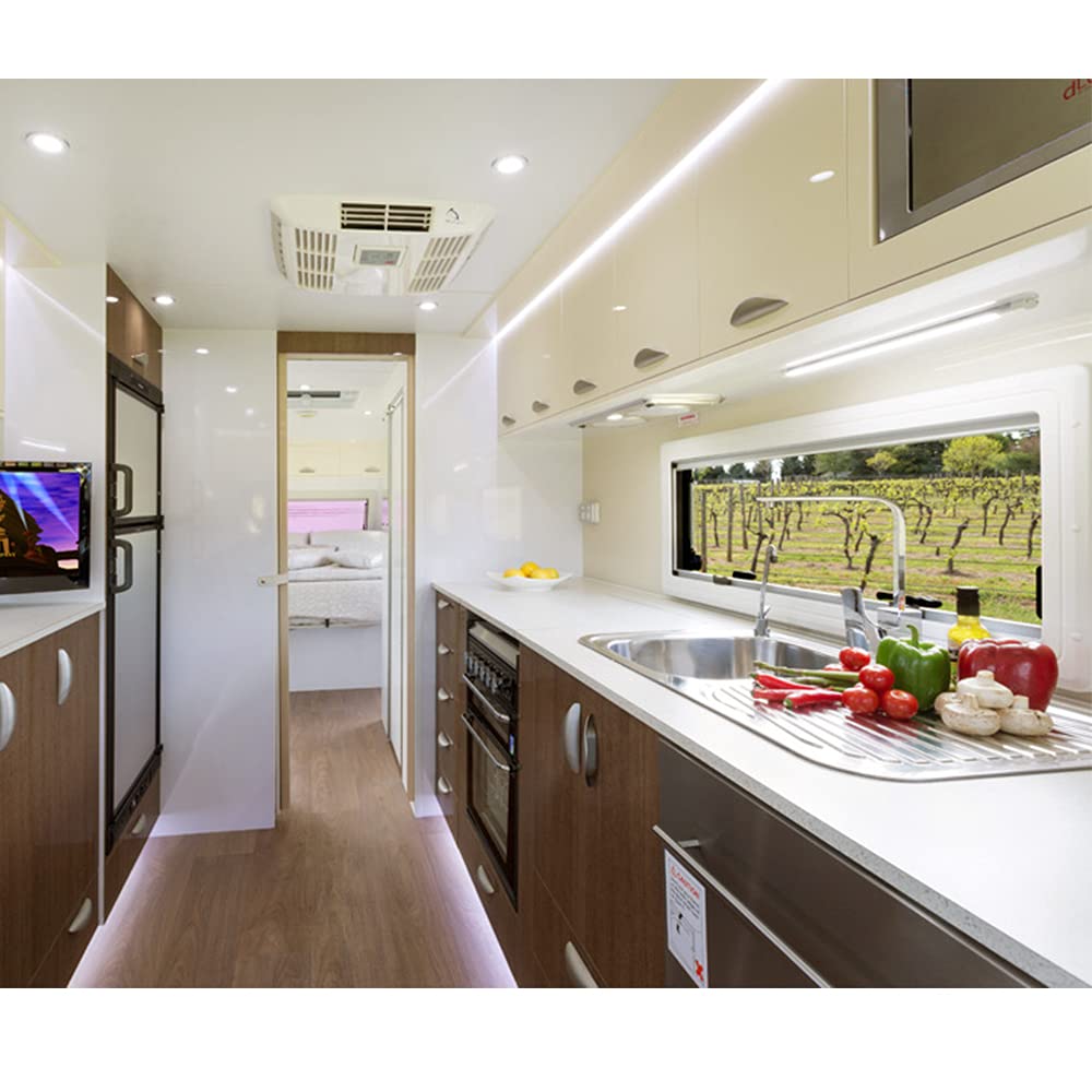 Dream Lighting 12Volt Dc Led Under Cabinet Strip Light Hardwired For Rv Kitchen Counter Shelf Accent Lighting, Interior Task Lig