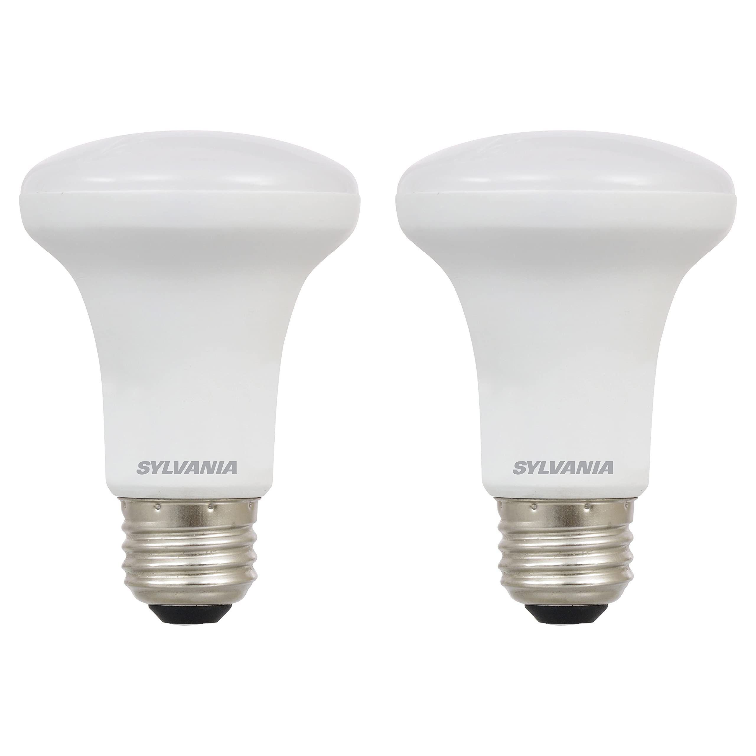 LEDVANCE SYLVANIA R20 LED Flood Light Bulb, 5W (50W Equivalent), Dimmable, Soft White, 325 Lumens, 2 Pack, E26 Base