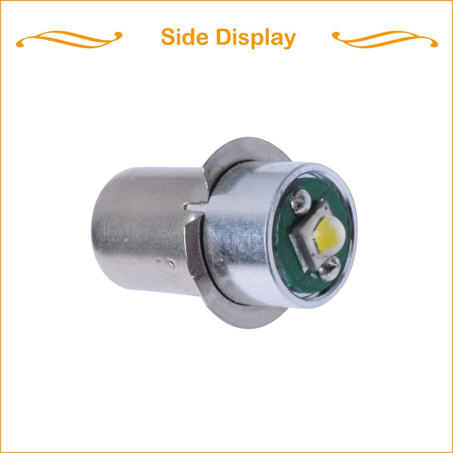 Podoy 3W 18V Led Bulb For Ryobi P704 P703 P700 Flashlights - White Light (2 Pack