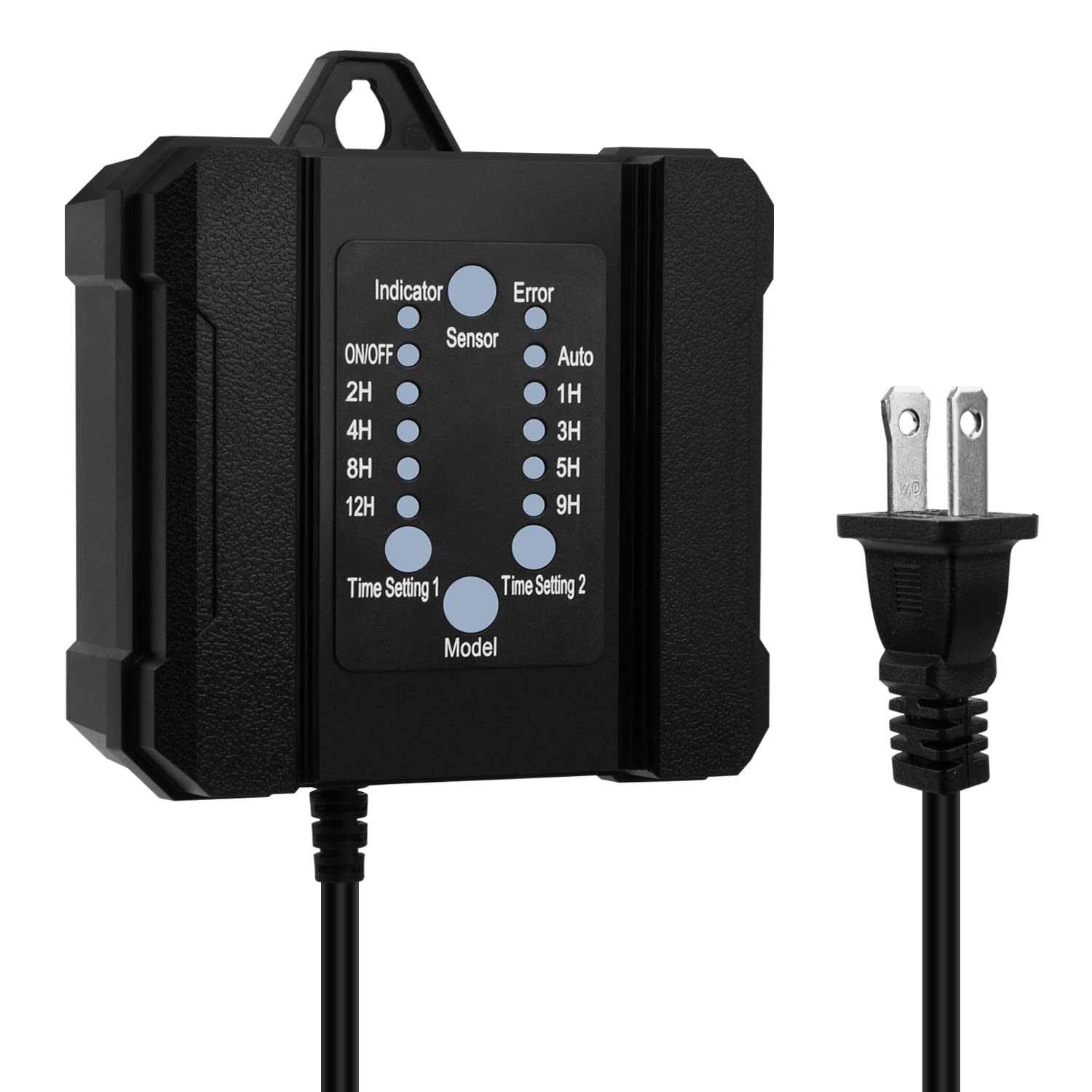 Smy Lighting 100W Outdoor Low Voltage Transformer With Timer And Photocell Sensor,120V Ac To 12V Dc Weatherproof For Led Landscape Lighting,Deck Lights,Spotlight, Pathway Light,Etl Listed