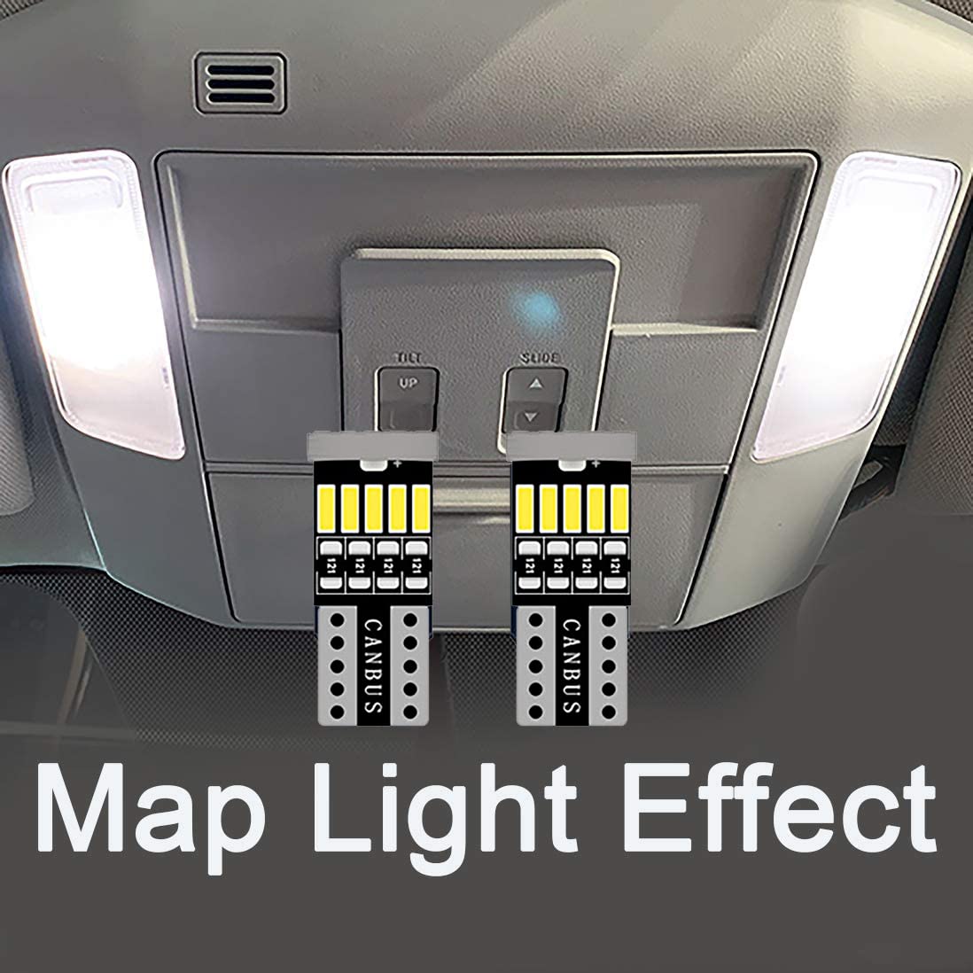 18Pcs Tundra Interior Led Lights Kit Ultra Bright Map Dome Led Replacement Bulbs For 2007-2017 2018 2019 2020 2021 Toyota Tundra All Cab Sizes