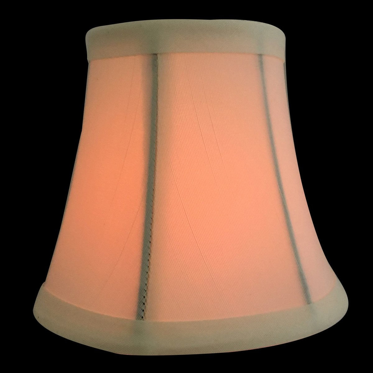 Royal Designs, Inc. Clip On Soft Bell Chandelier Lamp Shade Flame Clip Fitter, Cso-1022-5Eg-6, 3 X 5 X 4.5, Eggshell, 6 Pack