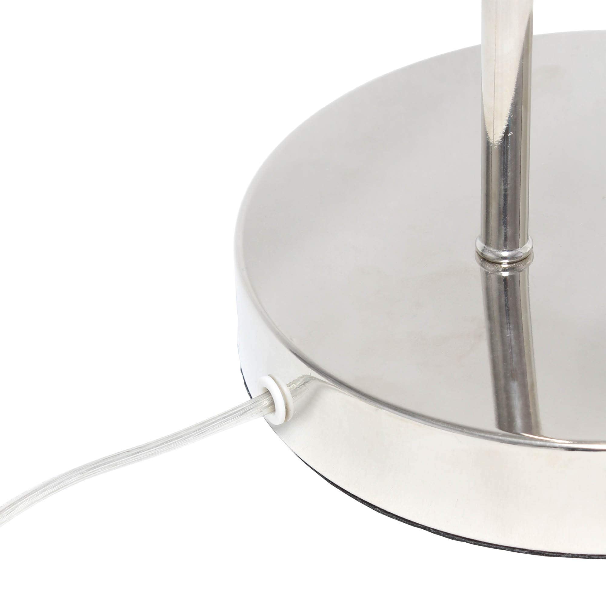 Lalia Home Chrome Arched Metal Cage Table Lamp - 20&quot; Decorative Lighting For Home