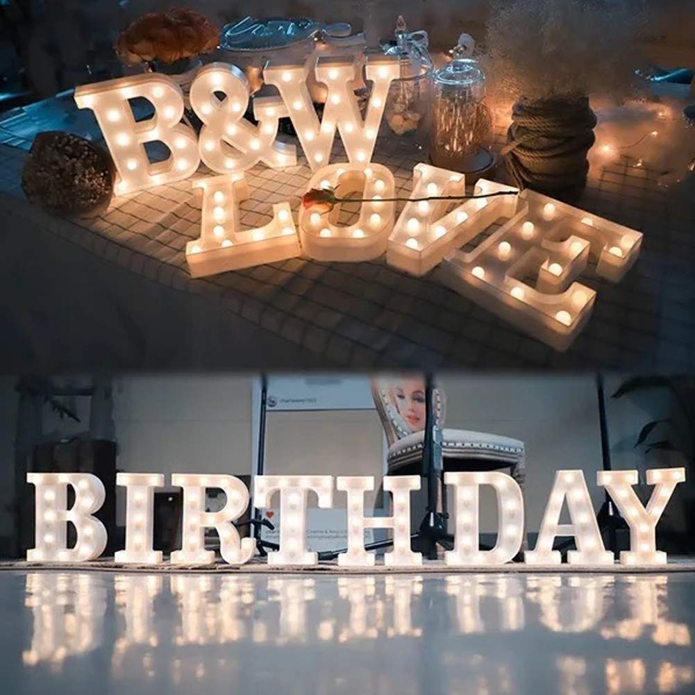 Mumuxi Light Up Letter Q | Battery Powered Marquee Sign For Weddings, Parties & Home Decor