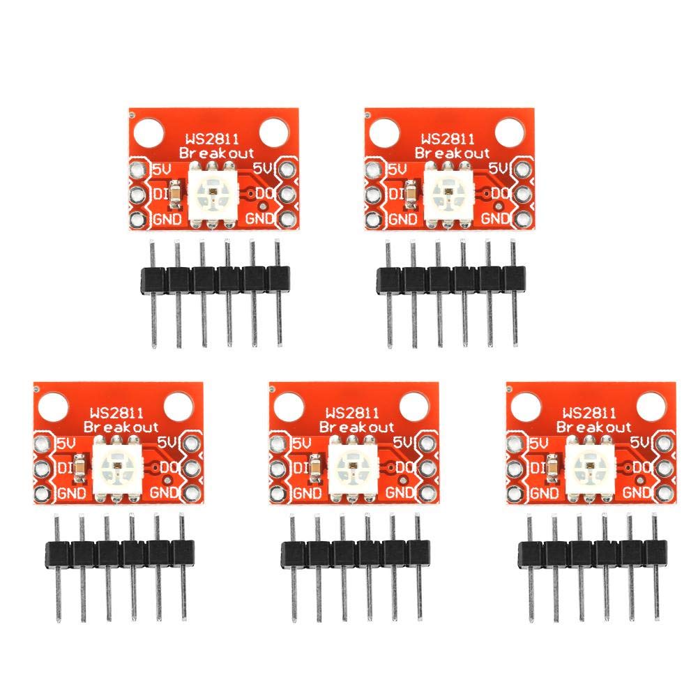 5Pcs Led Breakout Module Board Ws2812 Rgb 5050 Rgb With Ws2812S Chip Used For 5050 Rgb Led