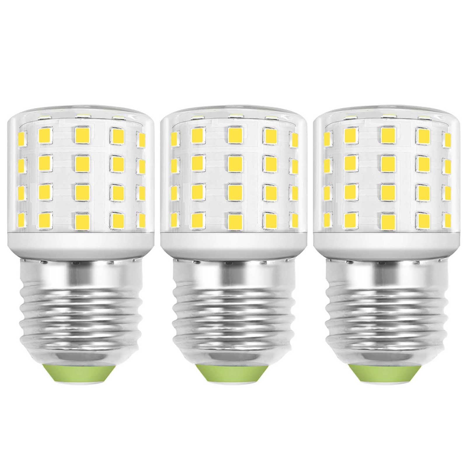 Tzlonmfg Led Appliance Light Bulb, 4W (40W Equivalent), Daylight White 5000K, E26 Medium Base, Pack Of 3
