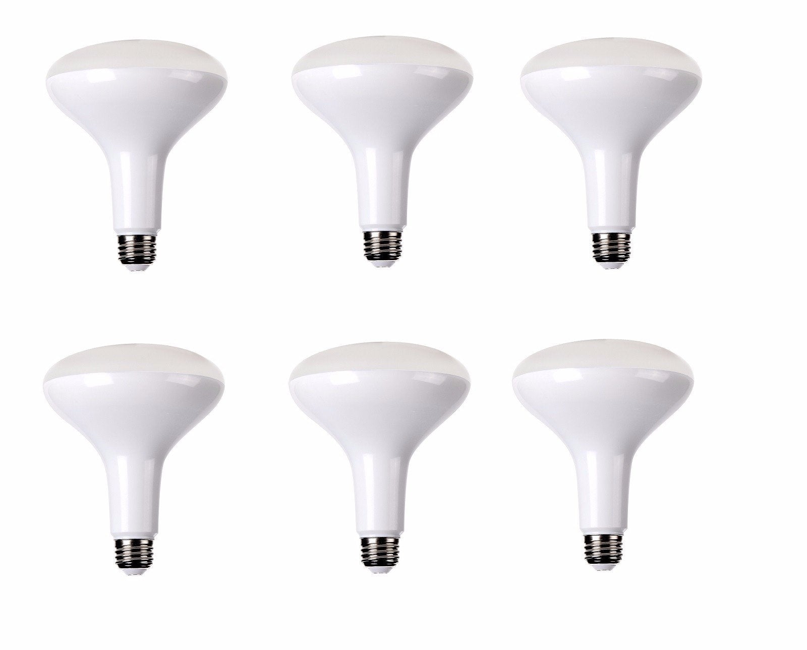 Elitco Lighting Br40 Led Bulbs 2700K 15W Dimmable 6 Pack, 75W Equivalent,