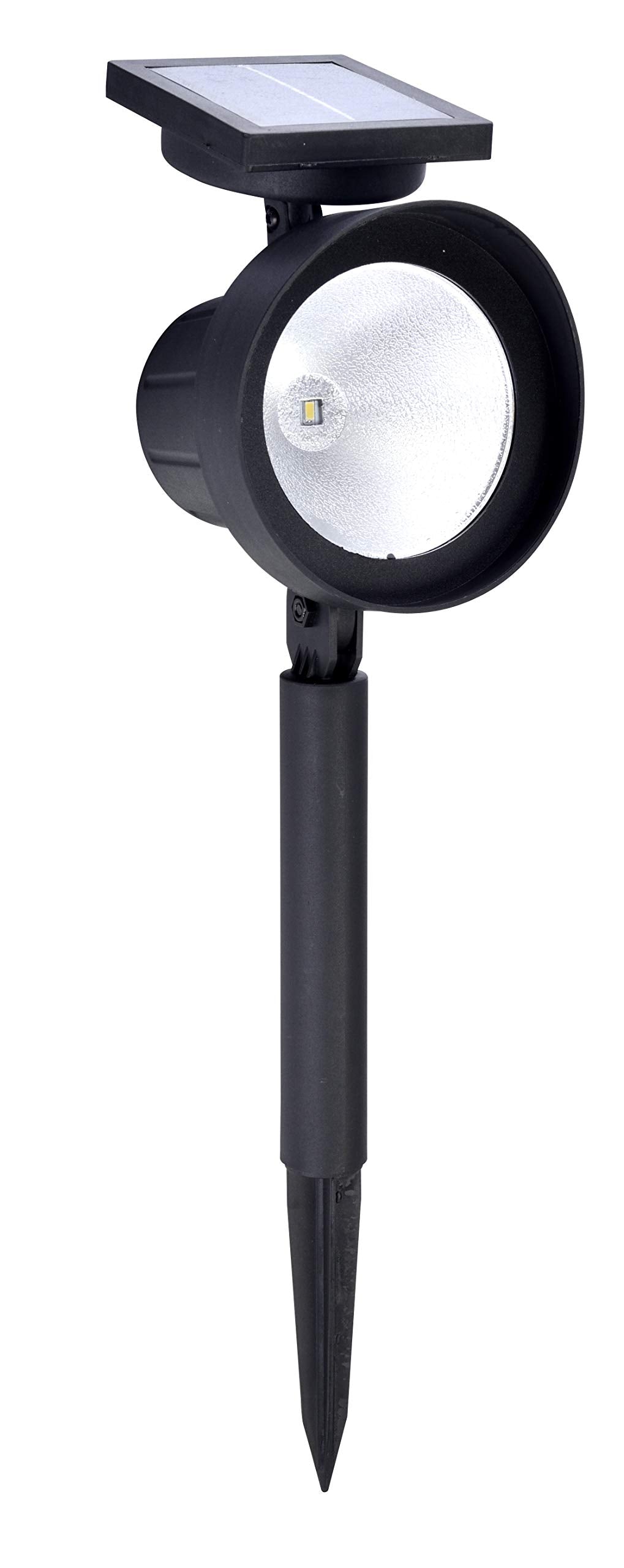 Crosslight Outdoor Solar Warm White LED Weatherproof Spot Light for Gardens, Walkways, Patios and Yards - 15 Lumens (1-Pack)