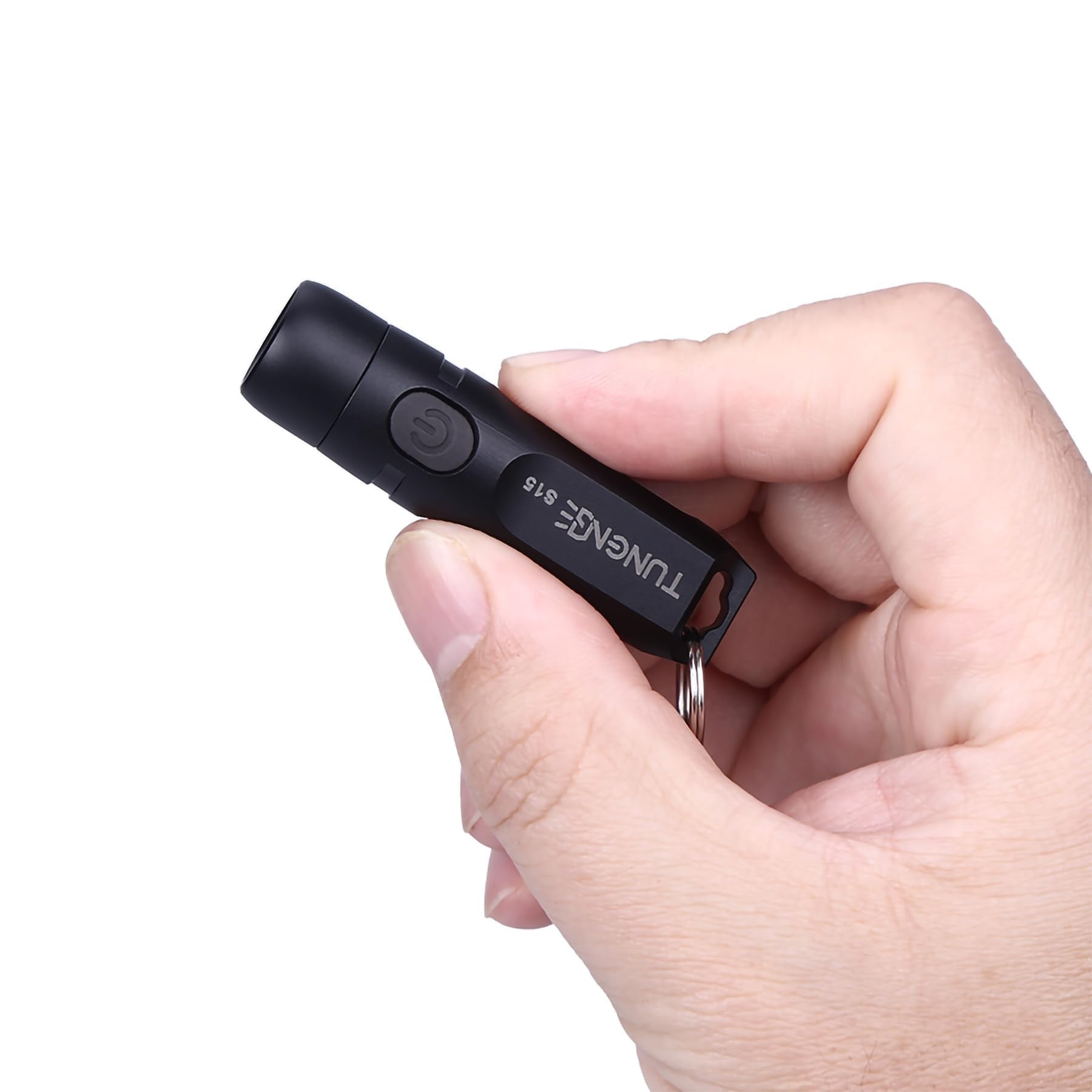 TUNENGE Rechargeable Keychain Flashlights, 650 High Lumens EDC Pocket Flashlights, Mini Flashlight Be Used for Camping Outdoors 