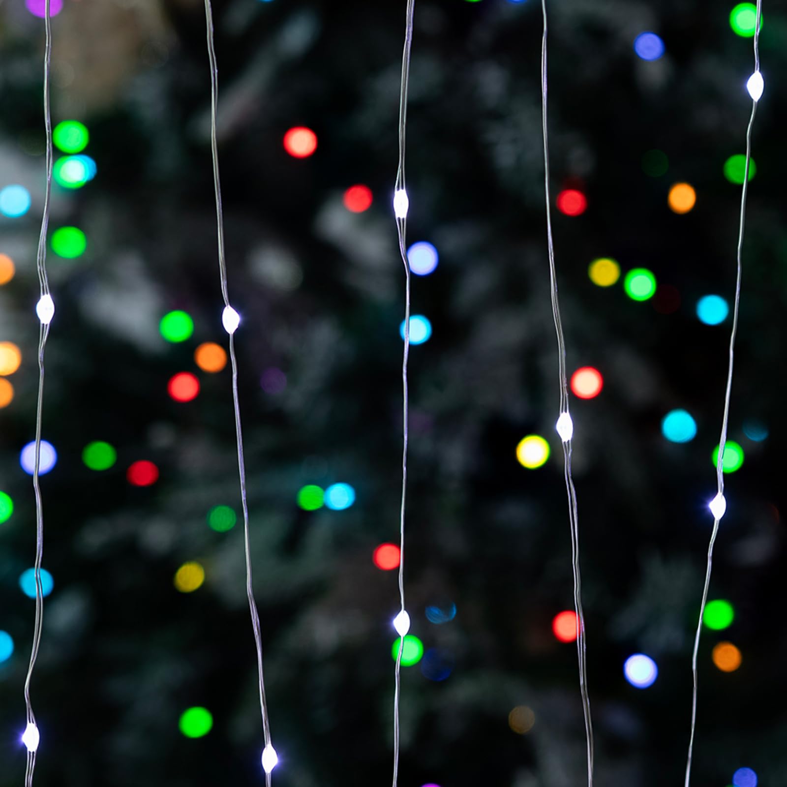 Zeluxdot Fairy Lights Plug In 100Ft 300 Leds Waterproof Led String Lights Twinkle Light With 8 Modes Remote For Outdoor Indoor Christmas Wedding Birthday Garden Party Decorations Cool White