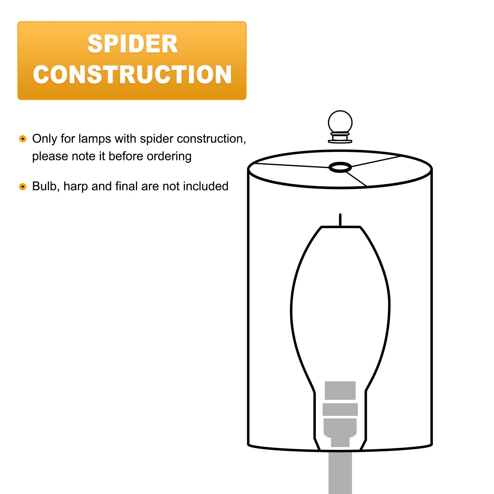 Tall Lamp Shades Set Of 2, 10" Top X 10" Bottom X 13" High Large Drum Lampshades For Table Lamps Floor Lamp, White Line Fabric Lamp Shades, Easy Assembly Replacement Lampshades